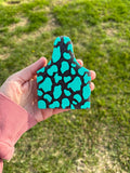 Leopard Print Ear Tag Car Freshie