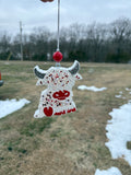 Highland Cow (Red & White) Car Freshie